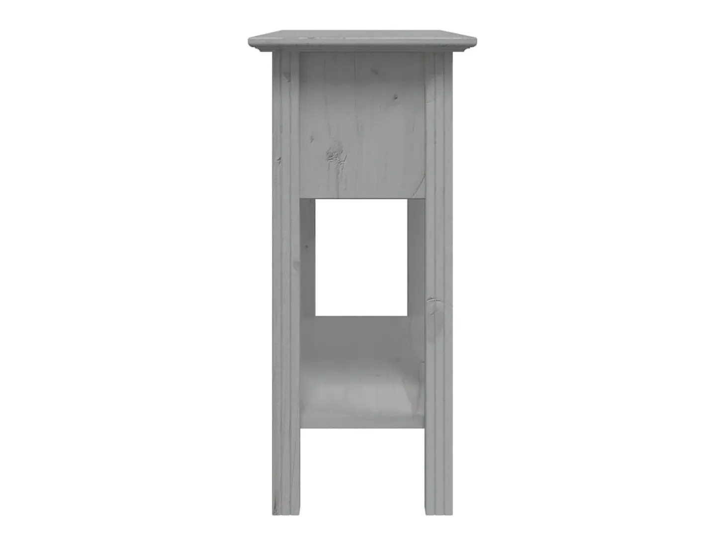 Mesa consola BODO madera maciza de pino gris 91x35x74 cm ES203101
