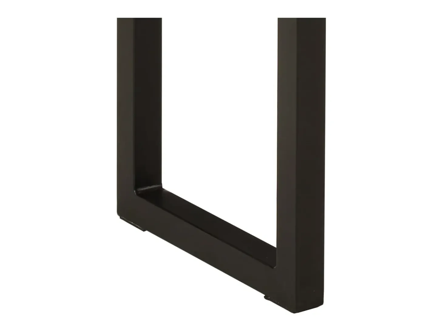 Mesa consola con borde natural madera mango maciza 105x33x76 cm