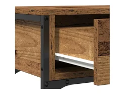 Mesa Consola con cajón Madera vieja 100 x 25 x 75 cm