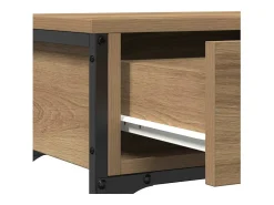 Mesa Consola con cajón Roble artisan 72.5 x 25 x 75 cm