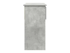 Mesa consola con cajones gris hormigón 85,5x38,5x74,5 cm