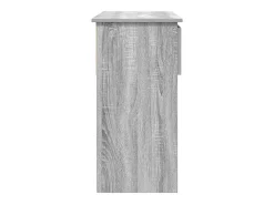 Mesa consola con cajones Sonoma gris 85,5x38,5x74,5 cm