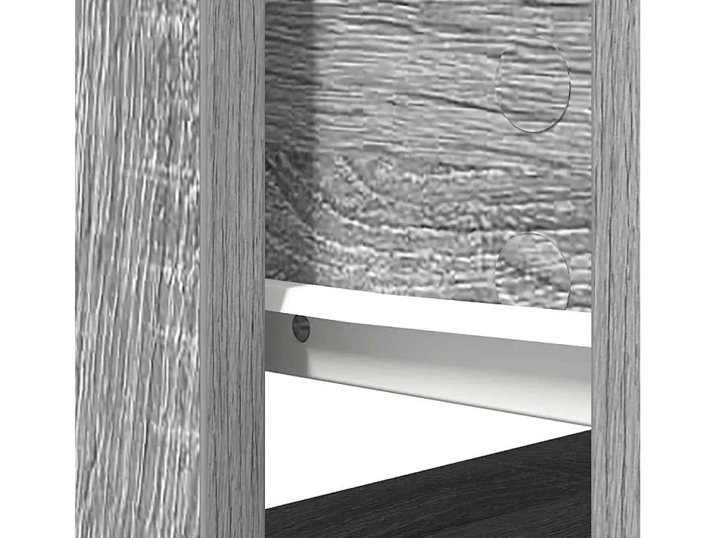 Mesa consola con cajones Sonoma gris 85,5x38,5x74,5 cm