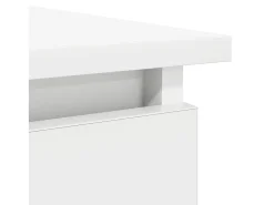 Mesa consola con cajones blanca 85,5x38,5x74,5 cm