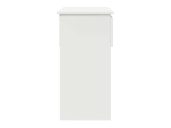 Mesa consola con cajones blanca 85,5x38,5x74,5 cm