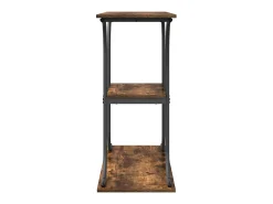 Mesa Consola con estante Roble ahumado 101 x 35 x 80.5 cm