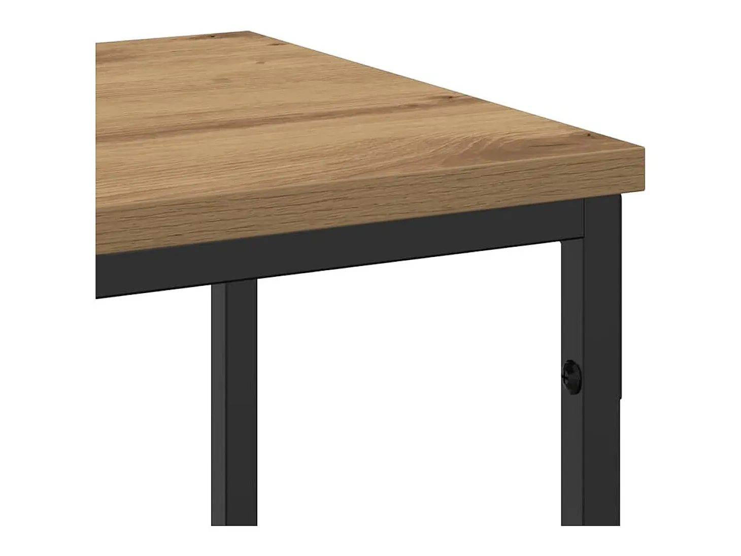 Mesa Consola con estante Otro Roble artisan 180 x 30 x 75 cm