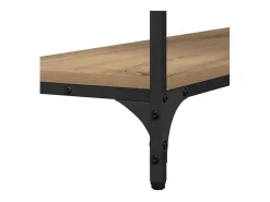 Mesa Consola con estante Roble artisan 100 x 29 x 75 cm