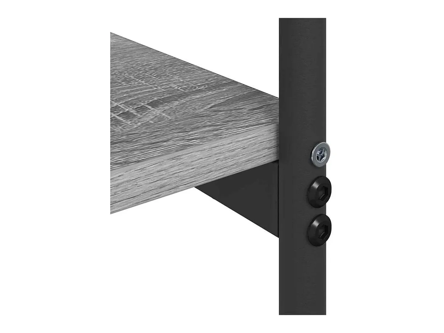 Mesa Consola con estante Gris sonoma 101 x 35 x 80.5 cm
