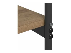 Mesa Consola con estante Roble artisan 101 x 35 x 80.5 cm