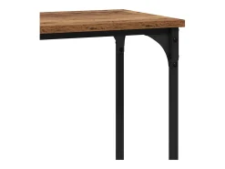 Mesa Consola con estante Madera vieja 75 x 30.5 x 75 cm
