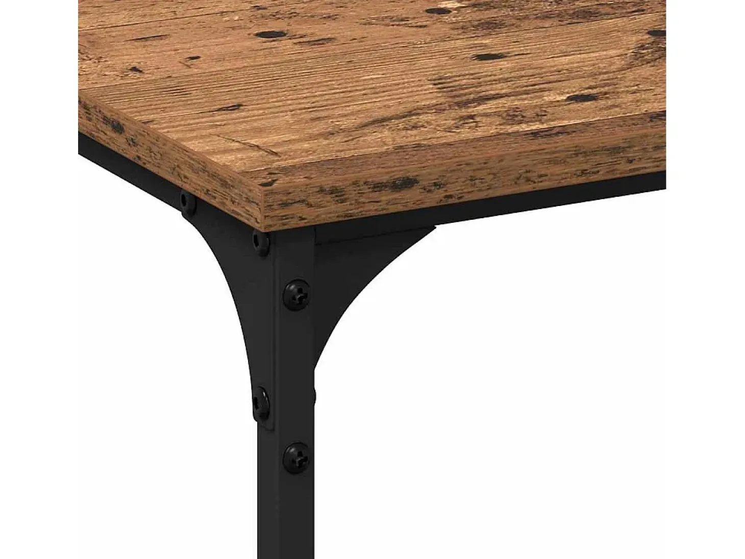 Mesa Consola con estante Madera Vieja 200 x 29 x 75 cm