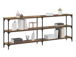 Mesa Consola con estante Madera Vieja 200 x 29 x 75 cm