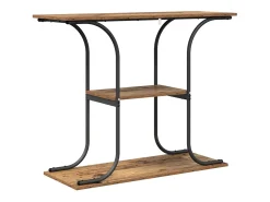 Mesa Consola con estante Madera vieja 101 x 35 x 80.5 cm