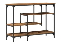 Mesa Consola con estante Madera vieja 100 x 35 x 75 cm