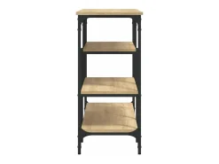 Mesa consola con estantes roble Sonoma 100x35x75 cm ES881815