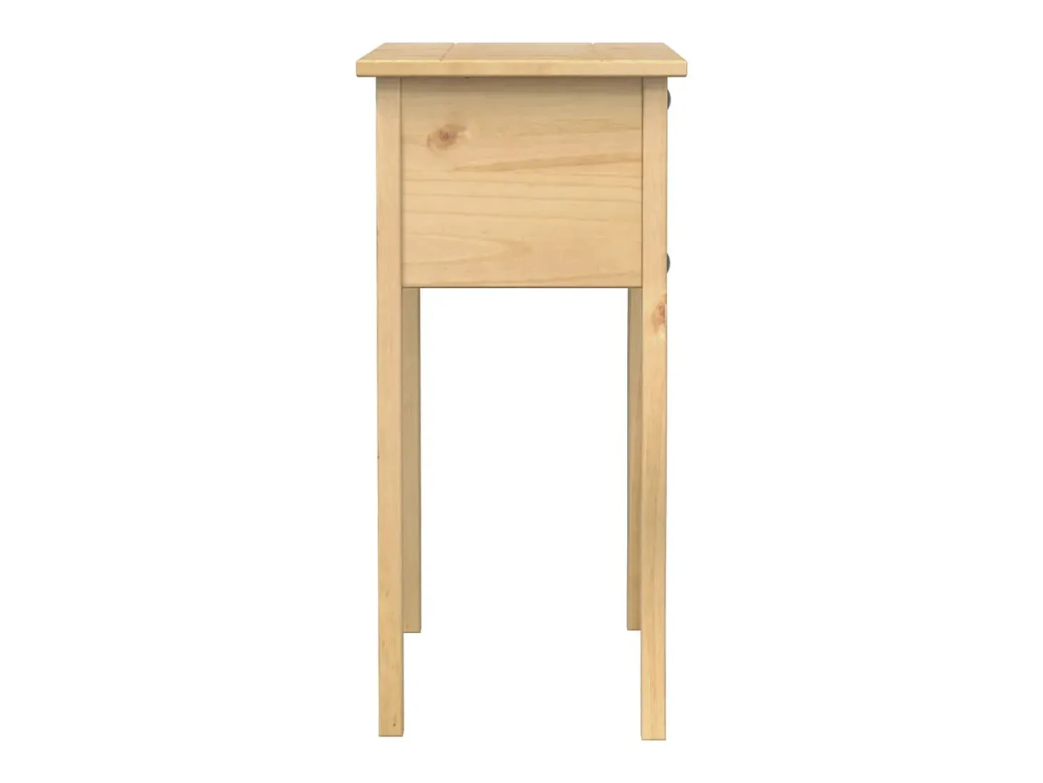 Mesa consola Corona madera maciza de pino 73x35x73 cm