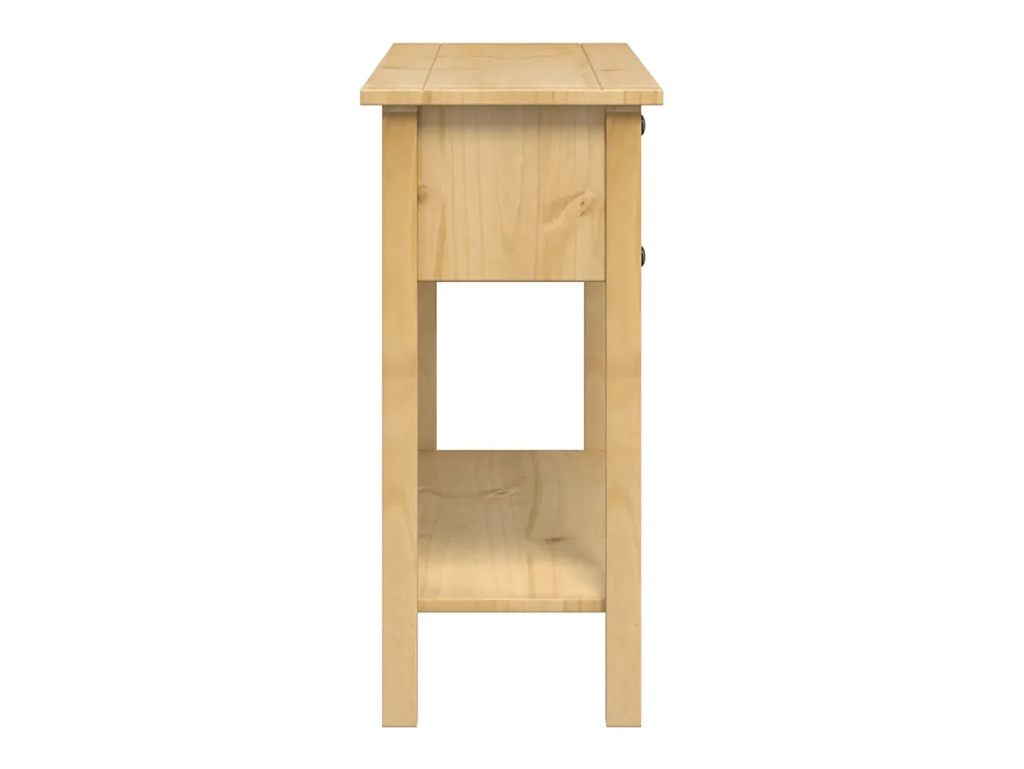 Mesa consola "Corona" 114x34,5x73 cm Madera maciza de pino