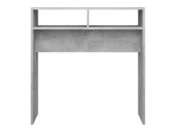 Mesa consola de aglomerado gris hormigón 78x30x80 cm