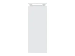 Mesa consola de aglomerado blanco 102x30x80 cm