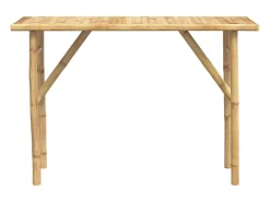 Mesa consola de bambú 115x39x75 cm