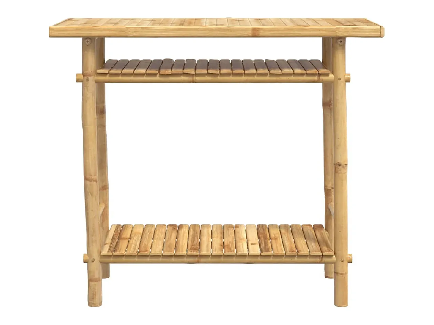 Mesa consola de bambú 90x37x75 cm