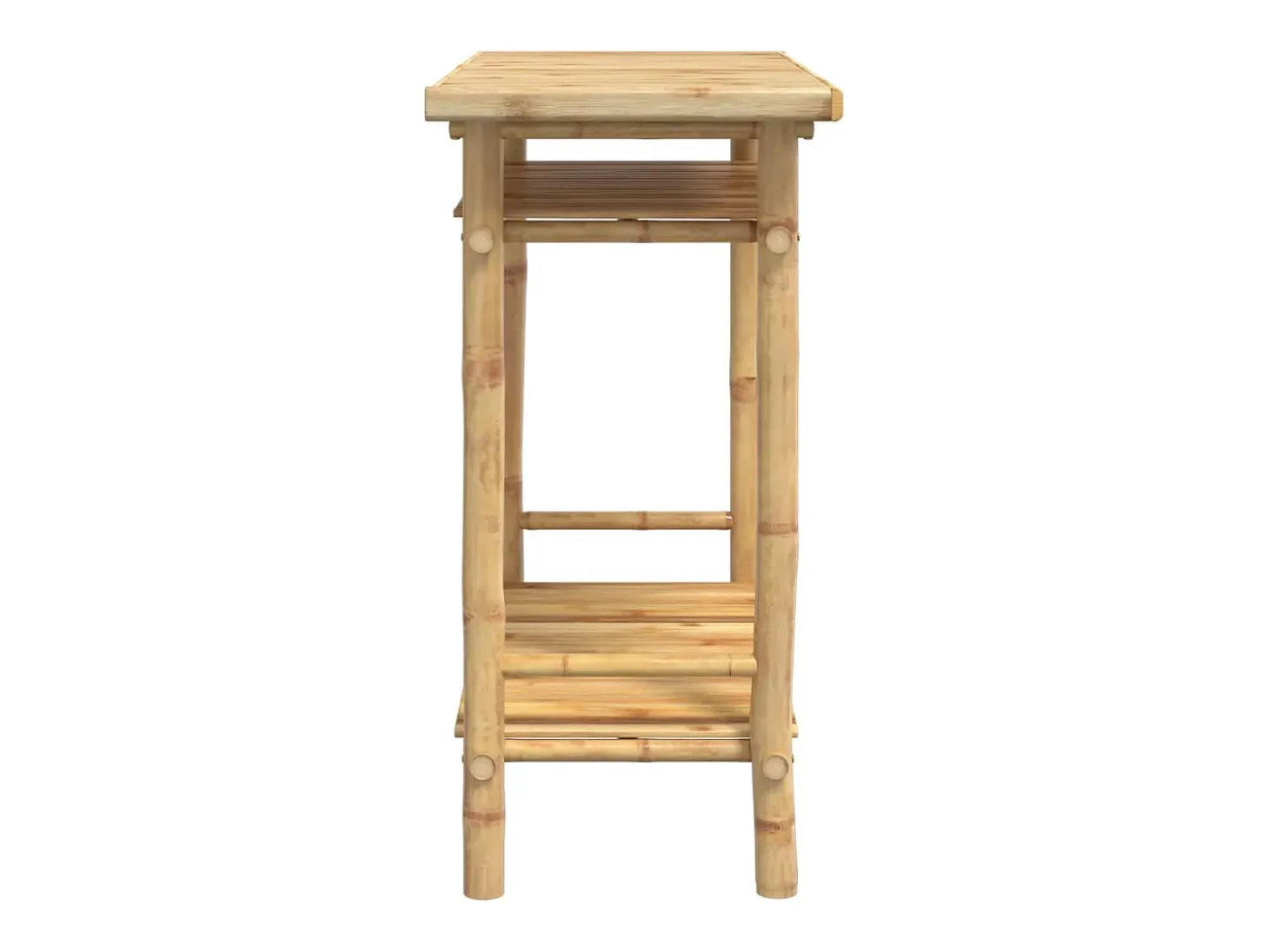 Mesa consola de bambú 90x37x75 cm