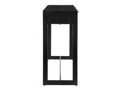 Mesa consola de diseño con cajones negros y dorados 115 cm AVIDAN