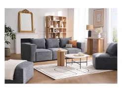Mesa consola de diseño de madera clara 100 cm FOLEEN