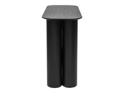 Mesa consola de diseño de madera negra 100 cm FOLEEN