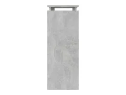 Mesa consola de hormigón gris 80x30x80 cm aglomerado
