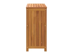 Mesa consola de jardín madera maciza acacia 80x35x75 cm ES863079