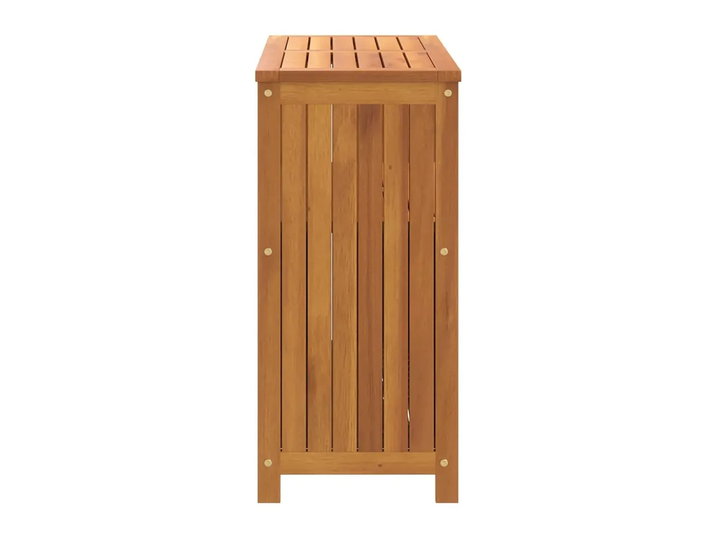 Mesa consola de jardín madera maciza acacia 80x35x75 cm ES863079