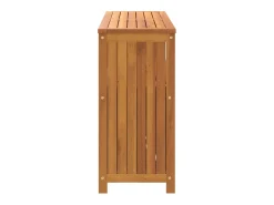 Mesa consola de jardín madera maciza acacia 110x35x75 cm ES653596