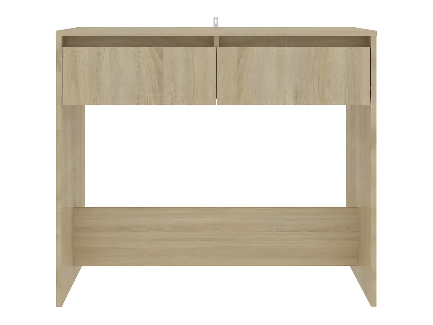Mesa consola de madera contrachapada roble Sonoma 89x41x76,5 cm ES476672