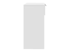 Mesa consola de madera contrachapada blanco 90x36x75 cm