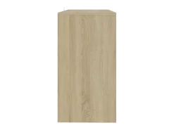 Mesa consola de madera contrachapada roble Sonoma 89x41x76,5 cm