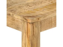 Mesa consola de madera de mango rugosa 110x35x76 cm