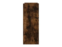 Mesa consola de madera de ingeniería roble ahumado 100x35x90 cm