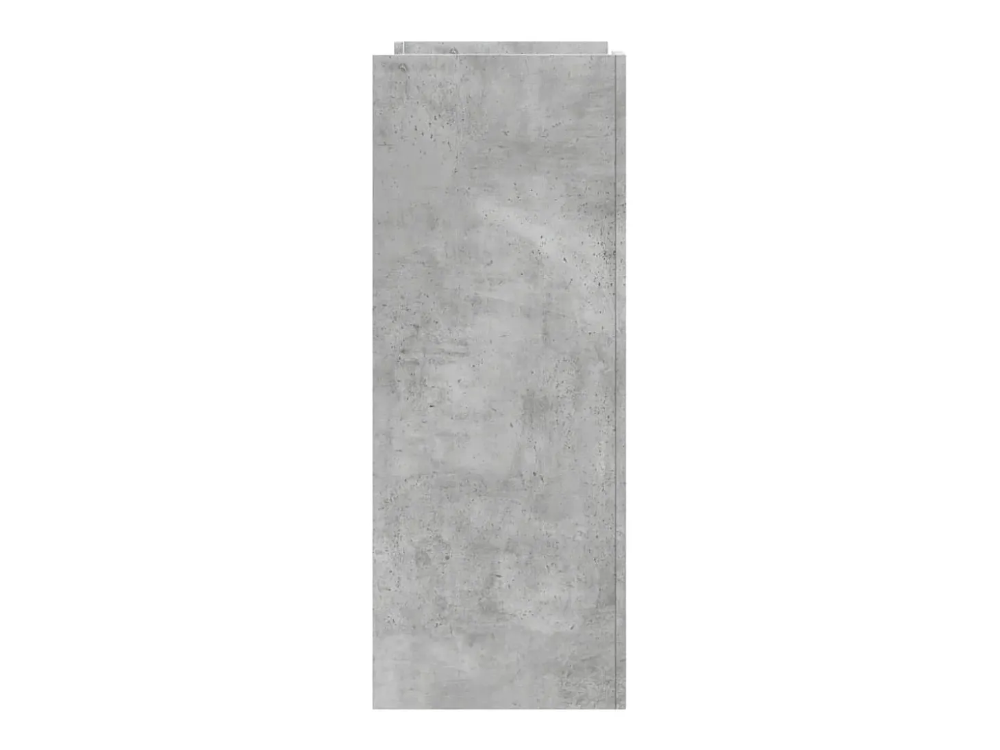 Mesa consola de madera de ingeniería gris hormigón 100x35x90 cm