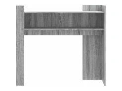 Mesa consola de madera de ingeniería gris Sonoma 100x35x90 cm ES731865