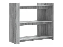Mesa consola de madera de ingeniería gris Sonoma 100x35x90 cm