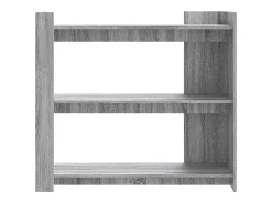 Mesa consola de madera de ingeniería gris Sonoma 100x35x90 cm