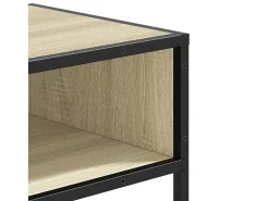Mesa consola de madera de ingeniería roble Sonoma 90x35x80 cm