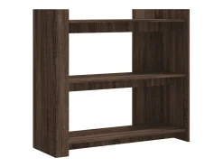 Mesa consola de madera de ingeniería marrón roble 100x35x90 cm