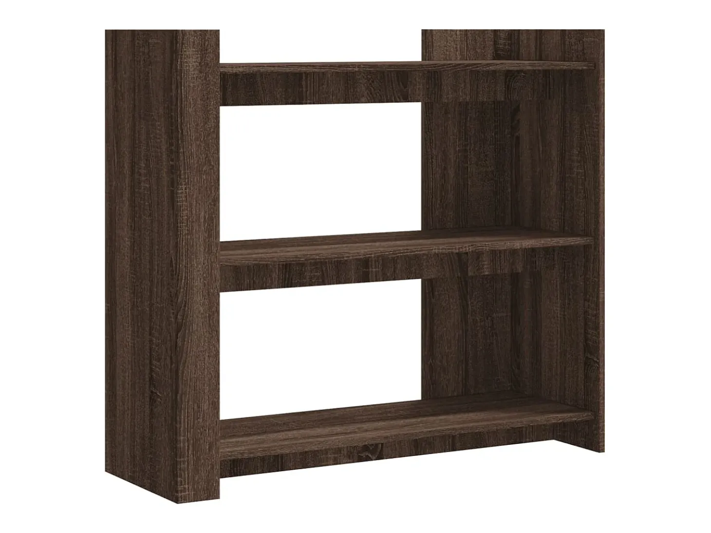 Mesa consola de madera de ingeniería marrón roble 100x35x90 cm