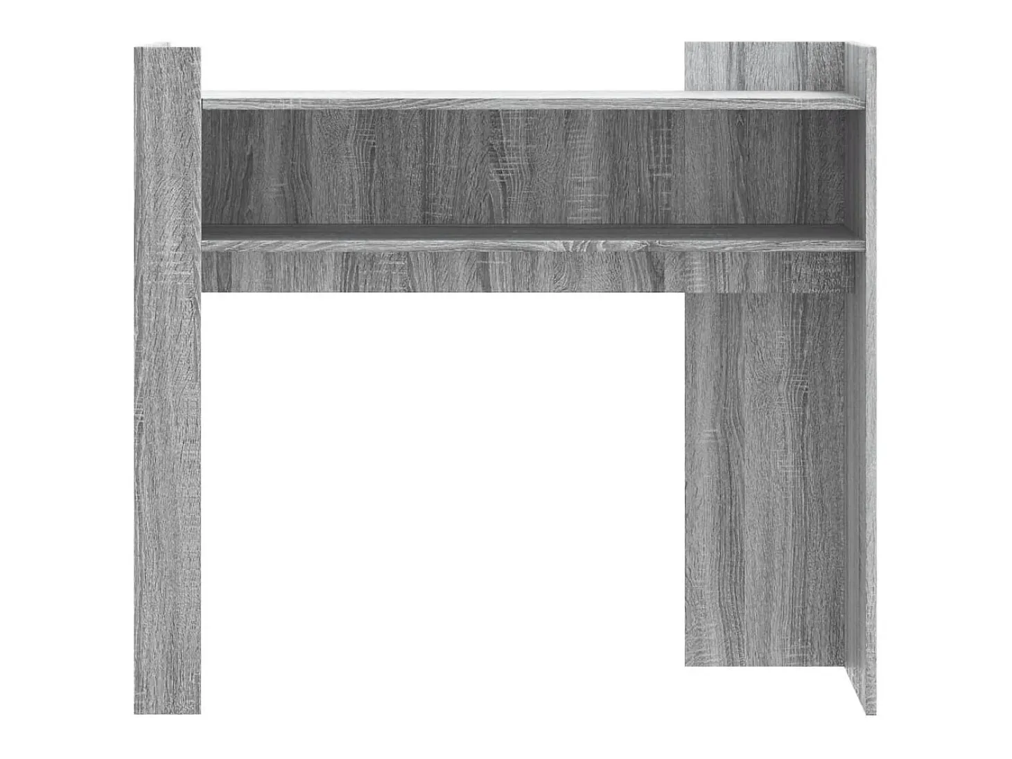 Mesa consola de madera de ingeniería gris Sonoma 100x35x90 cm
