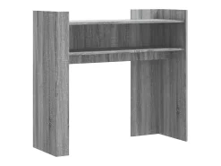 Mesa consola de madera de ingeniería gris Sonoma 100x35x90 cm