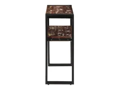 Mesa consola de madera maciza reciclada 90x30x75 cm