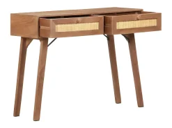 Mesa consola de madera maciza de mango 100x35x76 cm ES755070